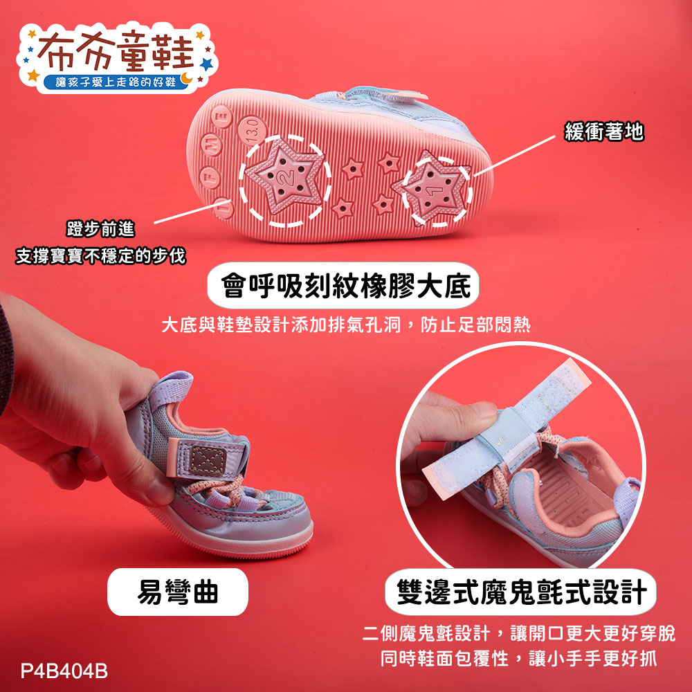 日本IFME個性淺藍寶寶機能水涼鞋